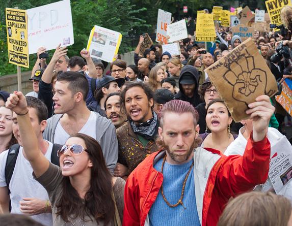 Occupy Wall Street on the march