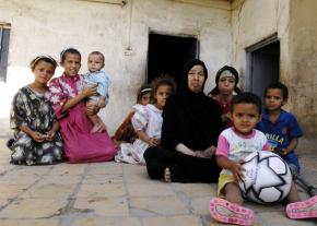 A family of Iraqi refugees in Damascus