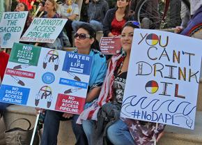 Sending solidarity to Standing Rock from Oakland, California